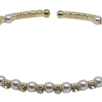 Pulsera flexible con brillantitos