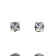 Set de aretes de zirconia en dorado