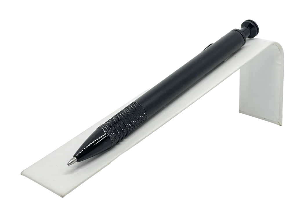 Lapicero negro de metal