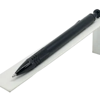 Lapicero negro de metal