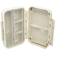 Pastillero beige de plástico