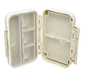 Pastillero beige de plástico
