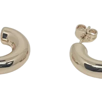 Aretes dorados de rodio