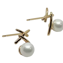 Aretes dorados de rodio-gallery-0