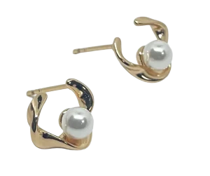 Aretes dorados de rodio-gallery-0