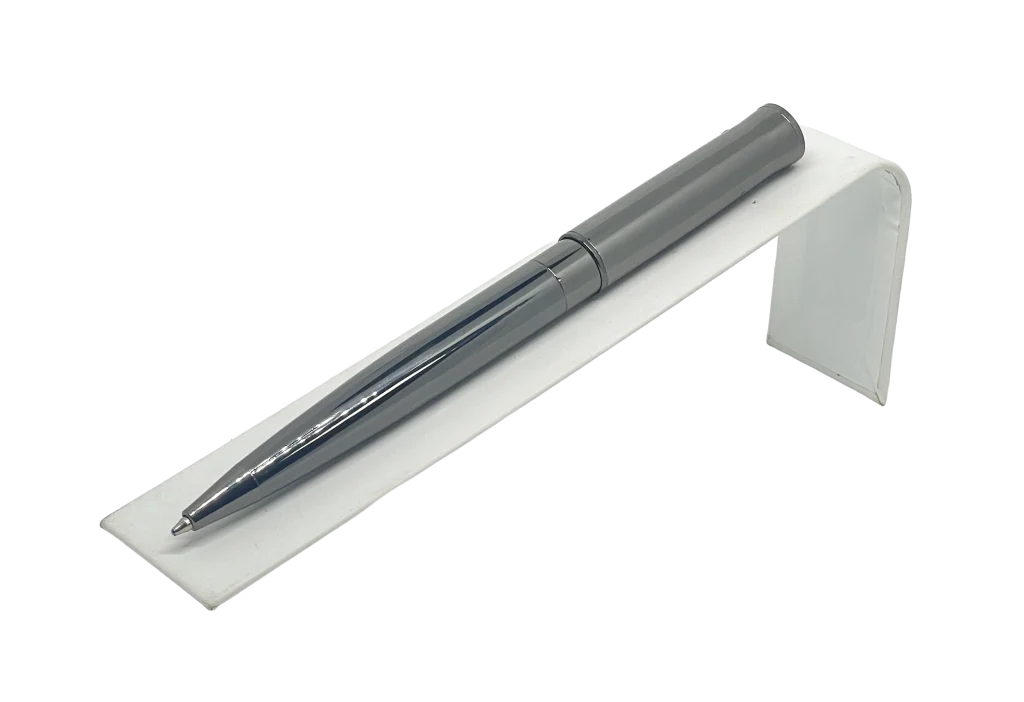 Lapicero de metal gris